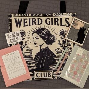 Weird Girls Club Tote & Stationary